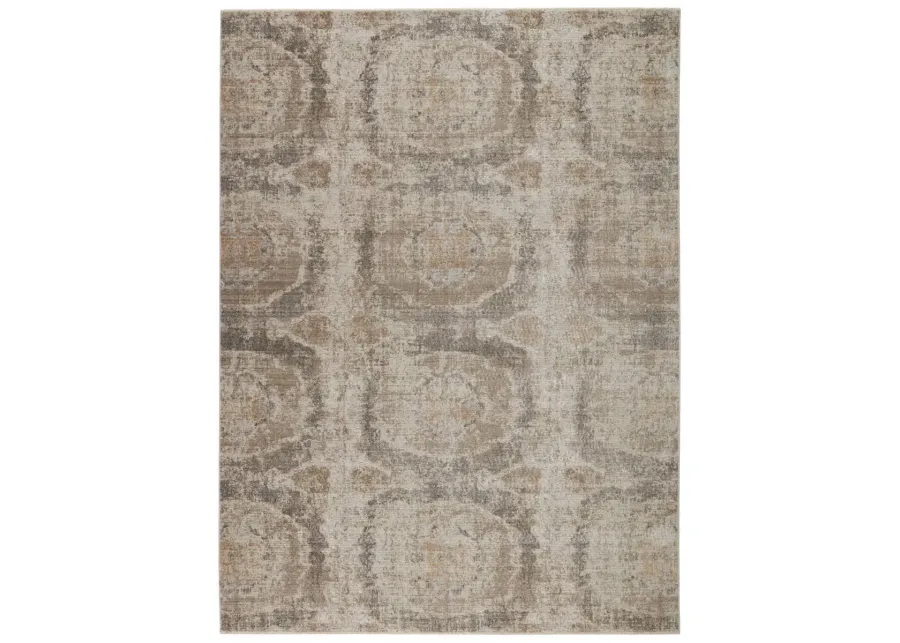 En Blanc Airi Gray 3' x 8' Runner Rug