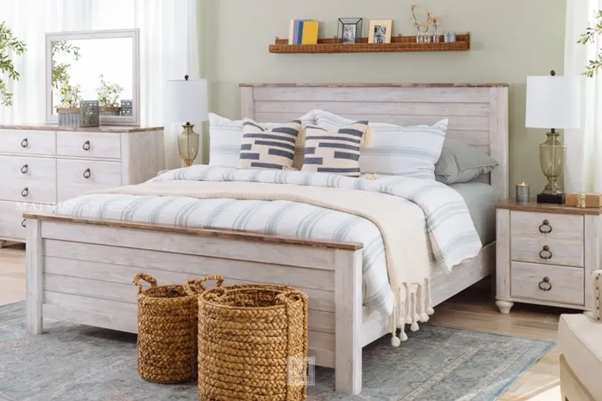 Willowton Twin Panel Bed