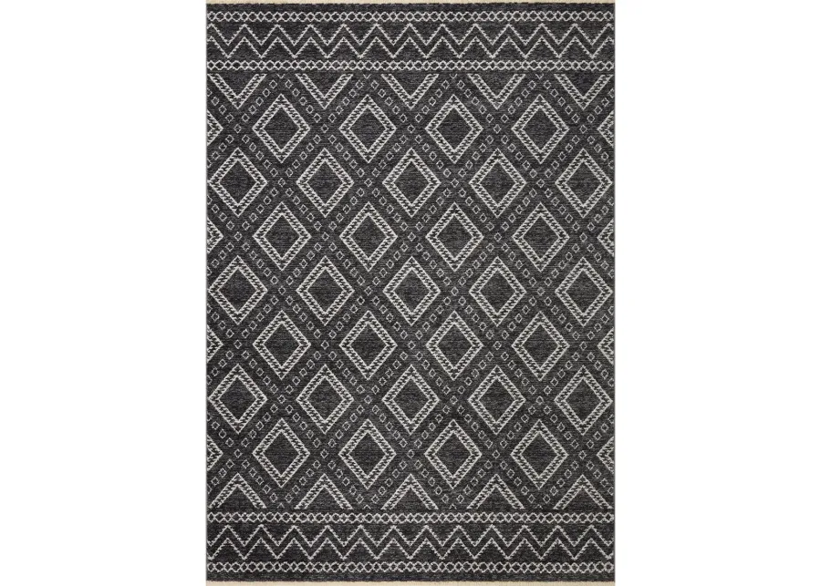 Vance VAN05 Charcoal/Dove 7'10" x 10' Rug