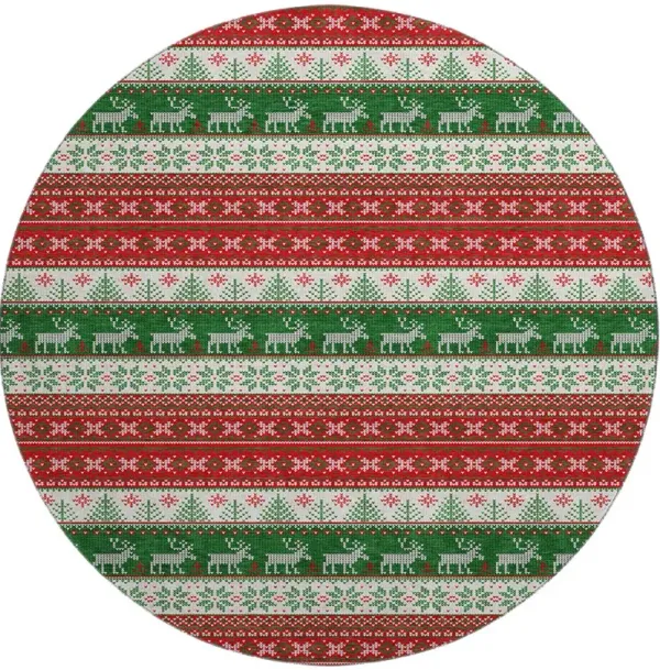 Merry & Bright MY9 8' Round Rug