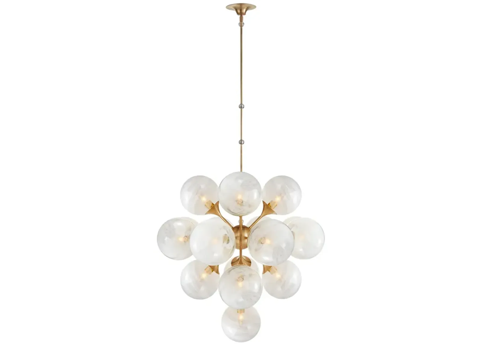 Cristol Lrg Tiered Chandelier