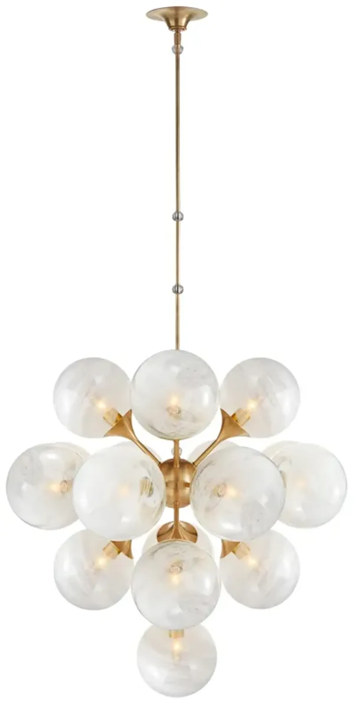 Cristol Lrg Tiered Chandelier