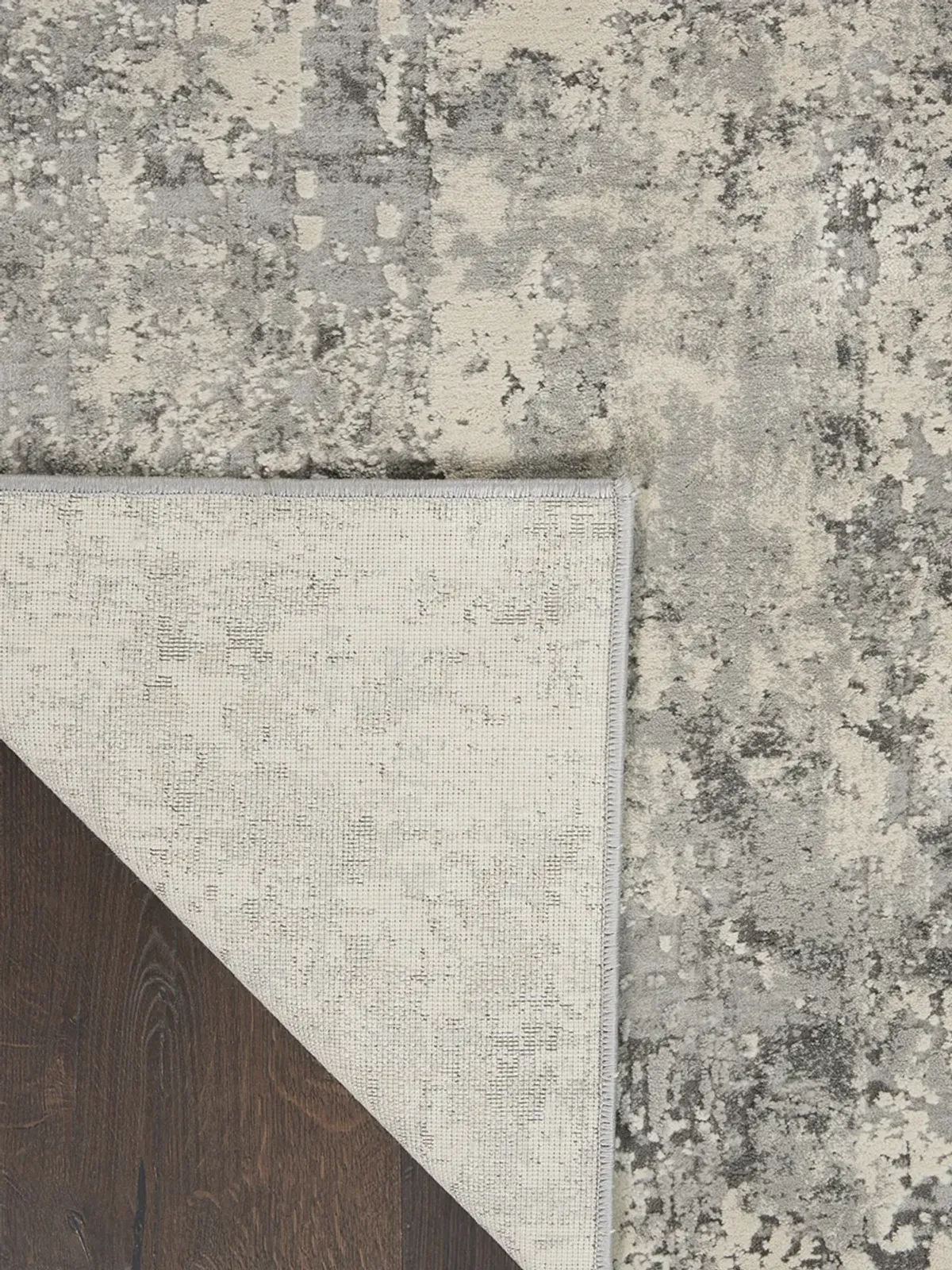 Rustic Textures RUS07 Gray/Beige 5'3" x 7'3" Rug