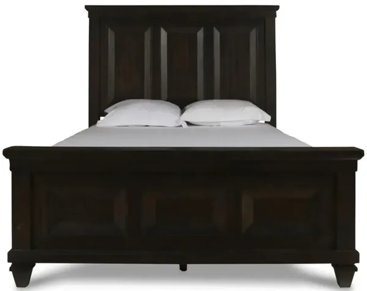 New Classic Furniture Furniture Sevilla Contemporary Wood King Bed in Walnut