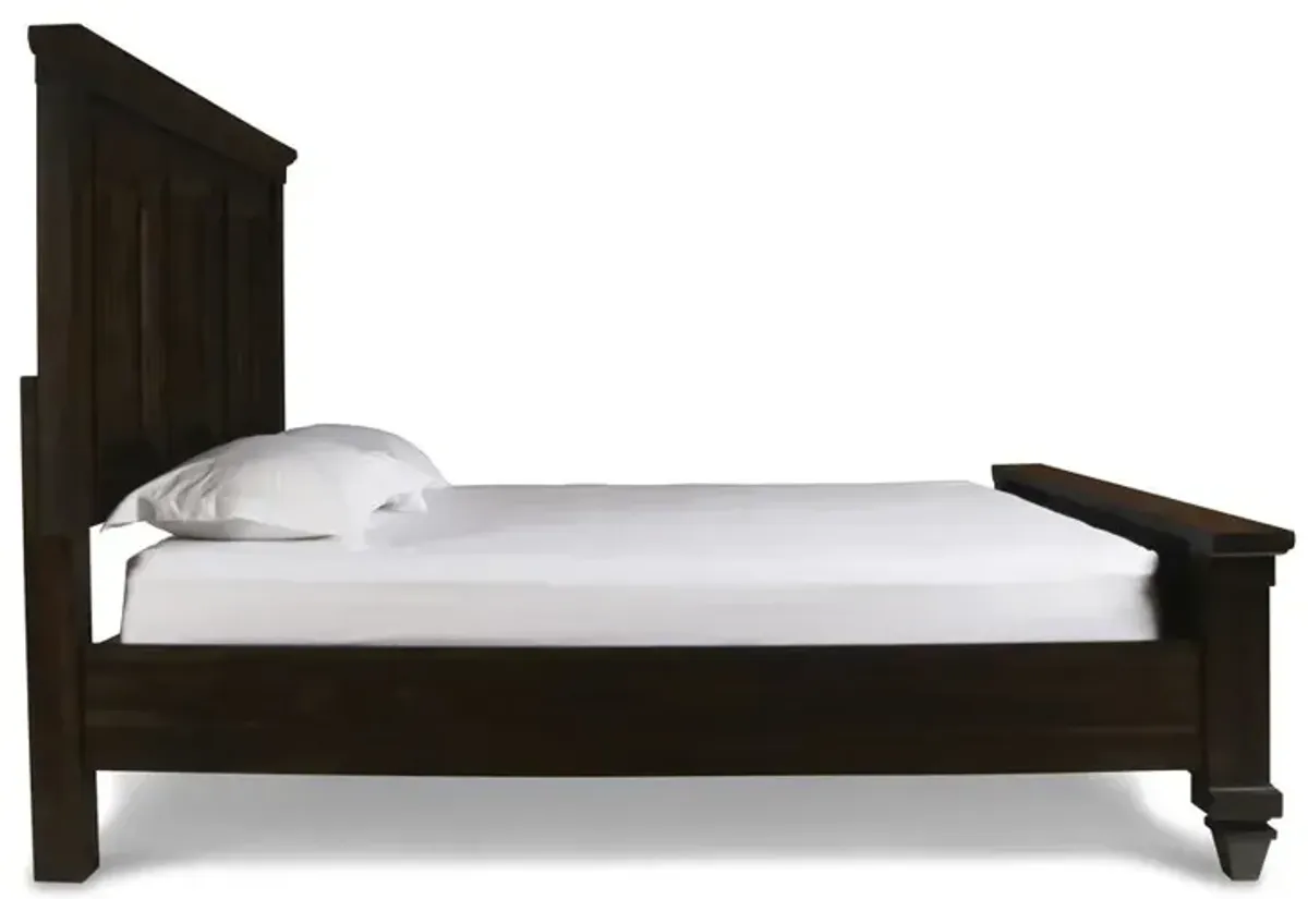 New Classic Furniture Furniture Sevilla Contemporary Wood King Bed in Walnut