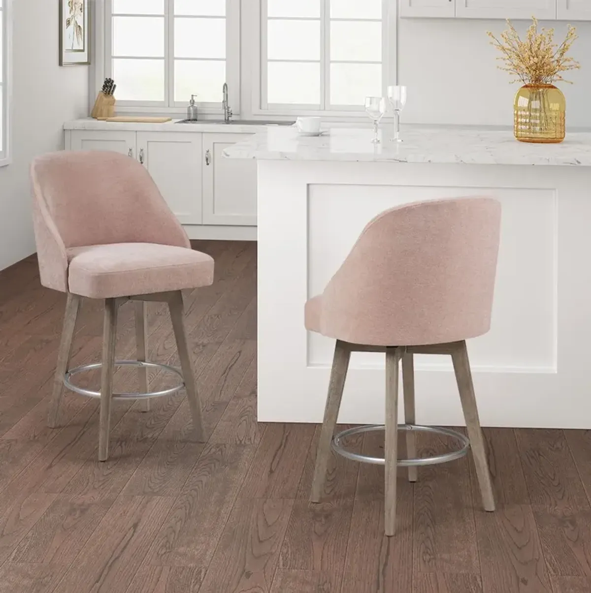 Gracie Mills Cathryn Elevate Your Space with Our Swivel Seat Counter Stool