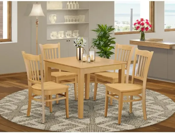 5 PC Kitchen Table set - Kitchen dinette Table and 4 Dining Chairs