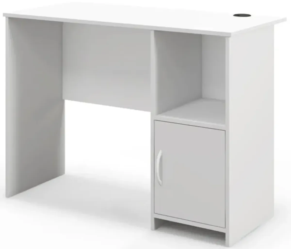 Hivvago Modern Computer Desk with Cabinet