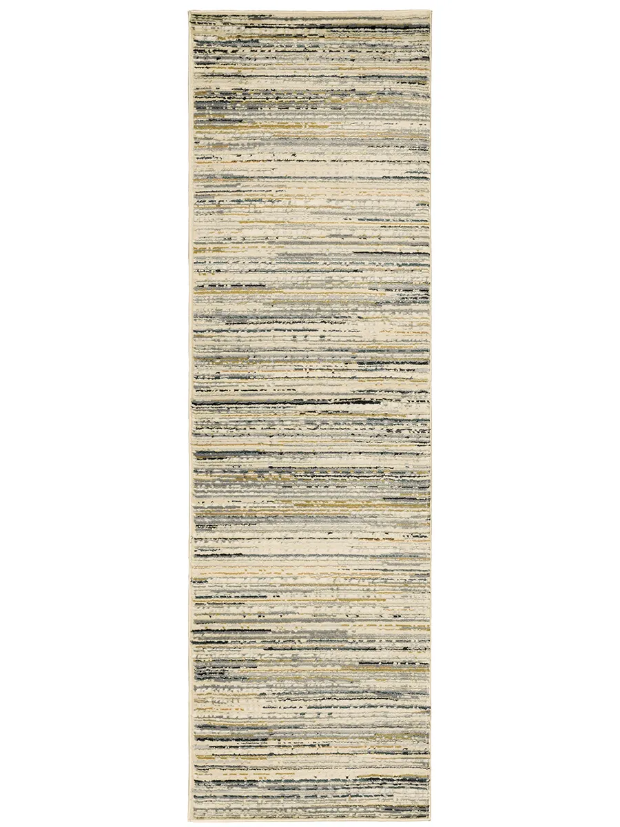 Bowen 2'3" x 7'6" Ivory Rug