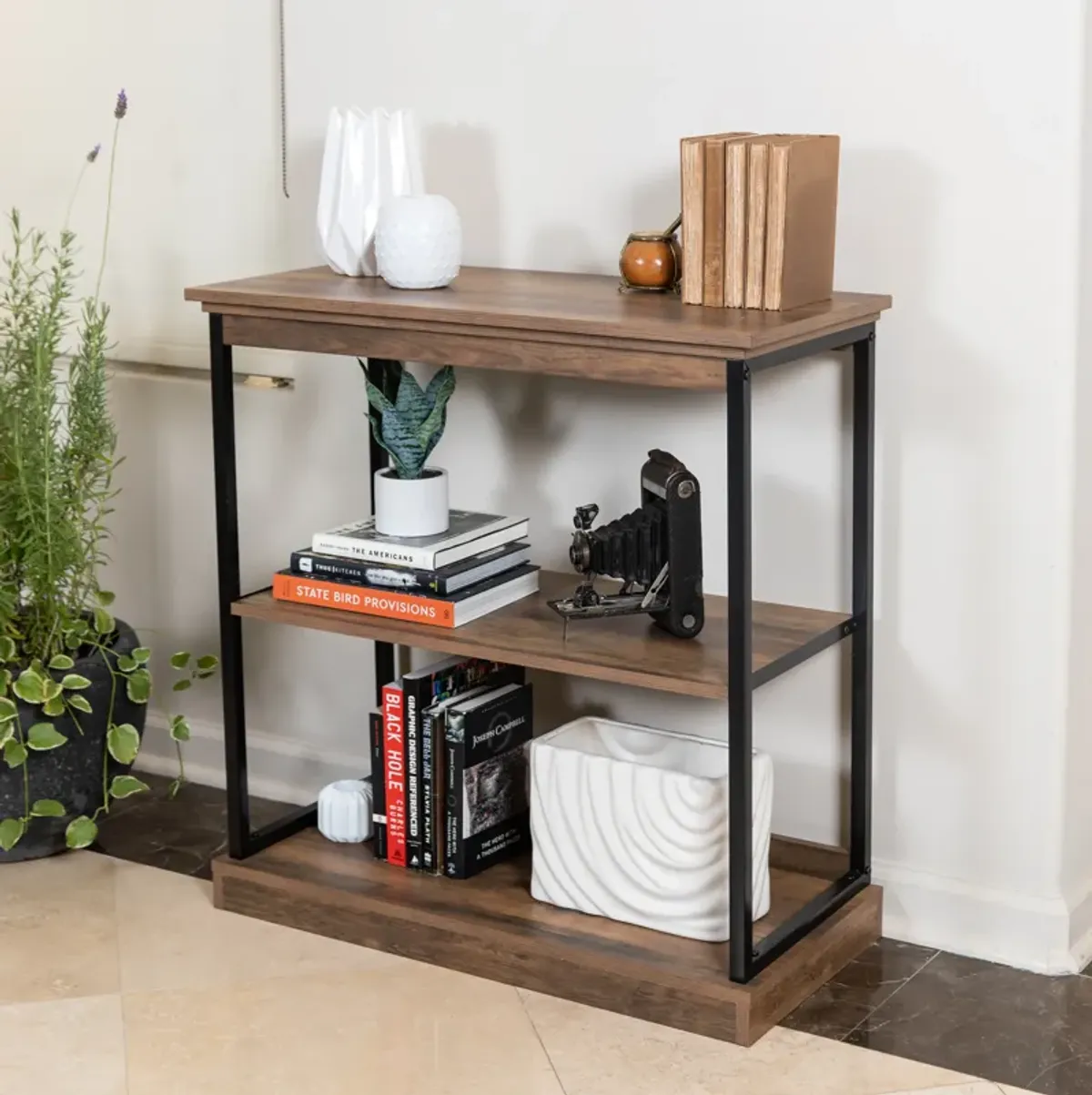 Oslo Contemporary 3-shelf Etagere Bookcase