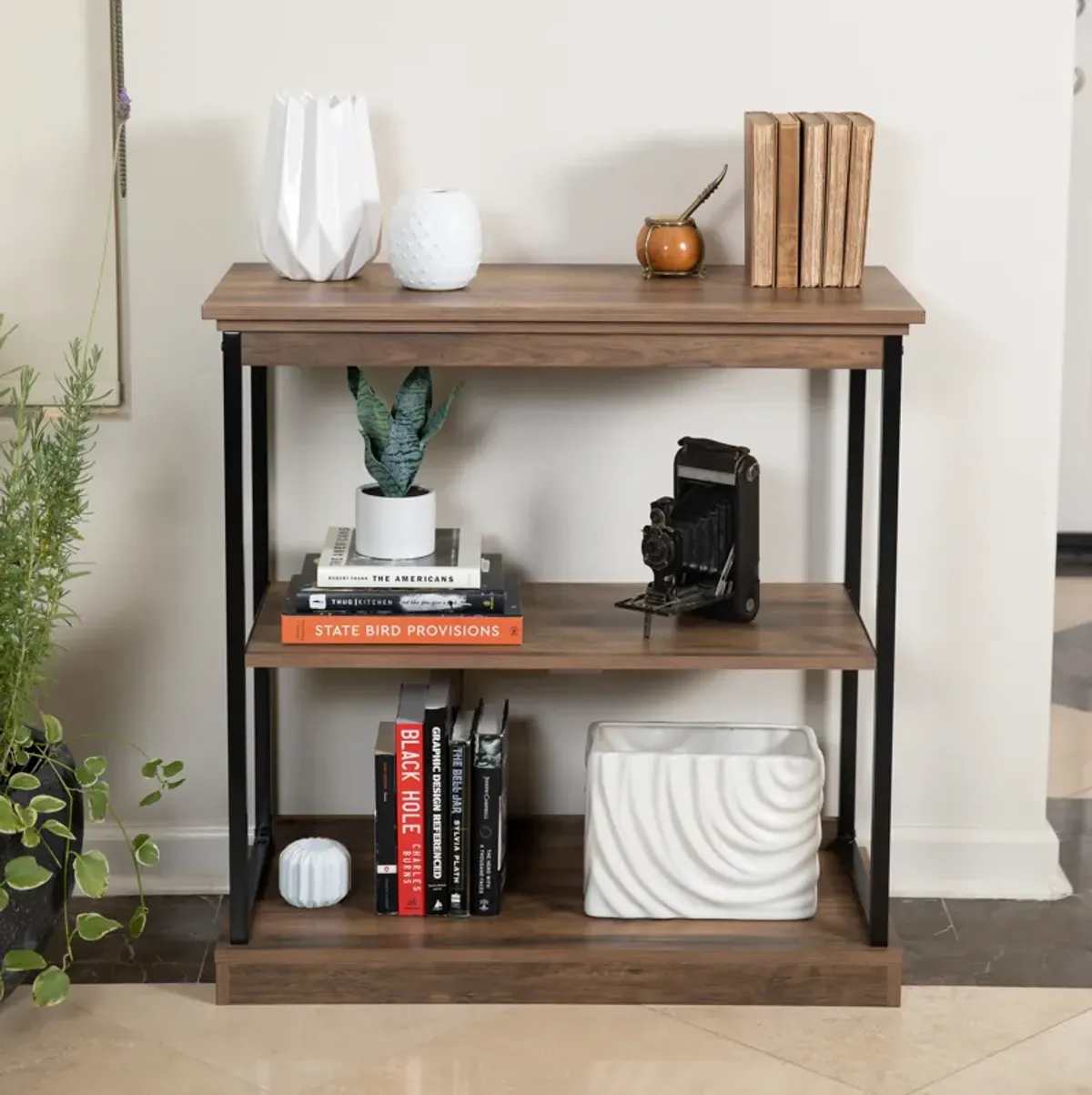 Oslo Contemporary 3-shelf Etagere Bookcase