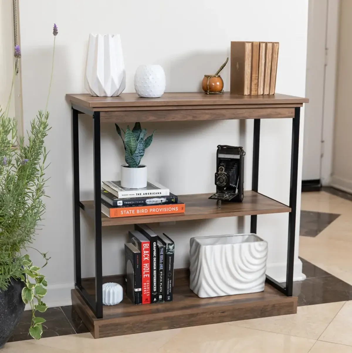 Oslo Contemporary 3-shelf Etagere Bookcase