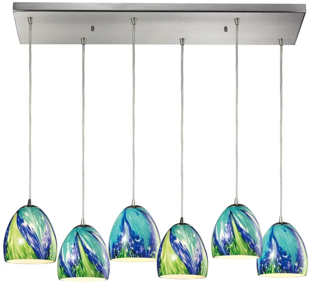 Colorwave Rectangular Pendant