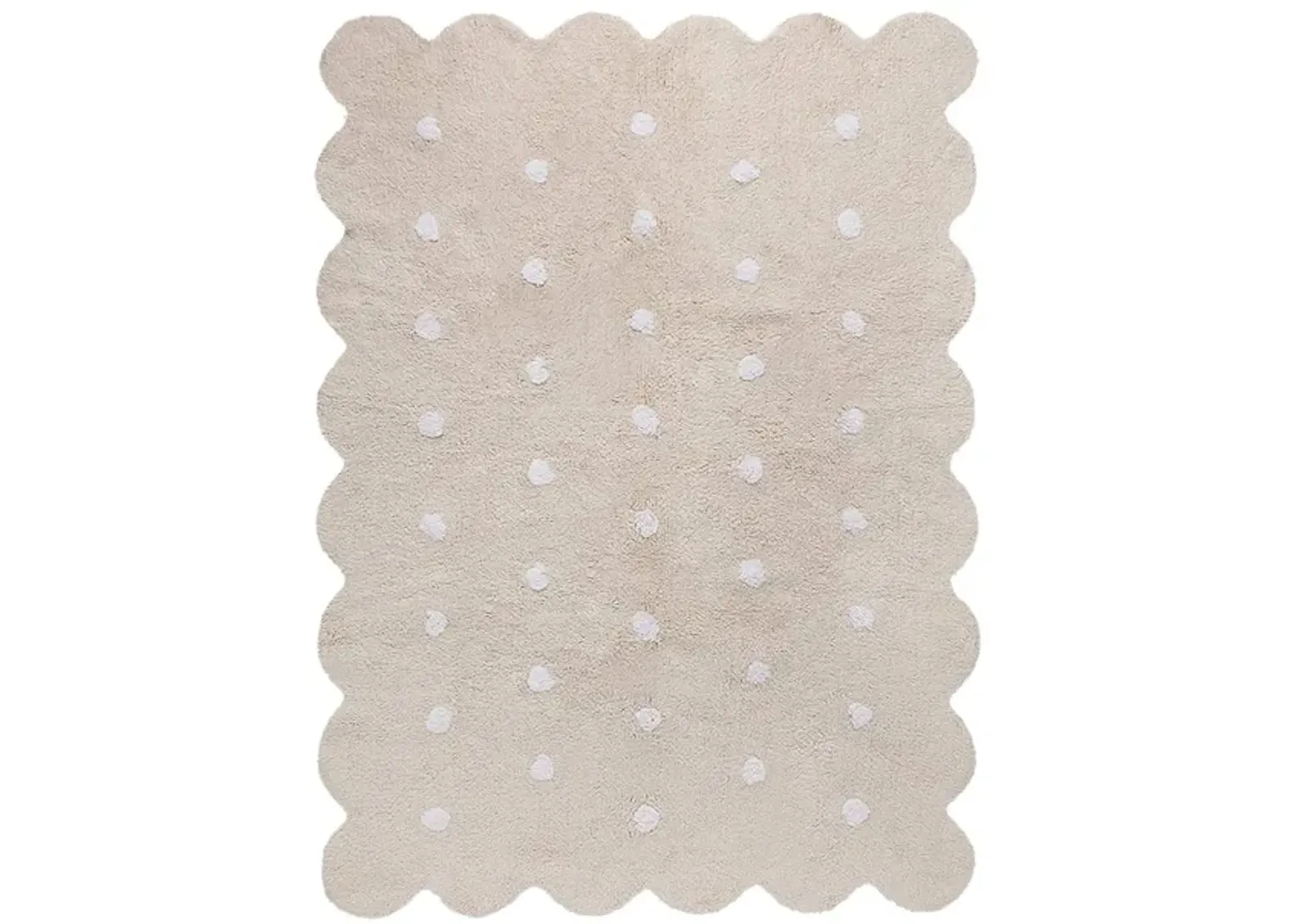 Washable rug Biscuit Beige