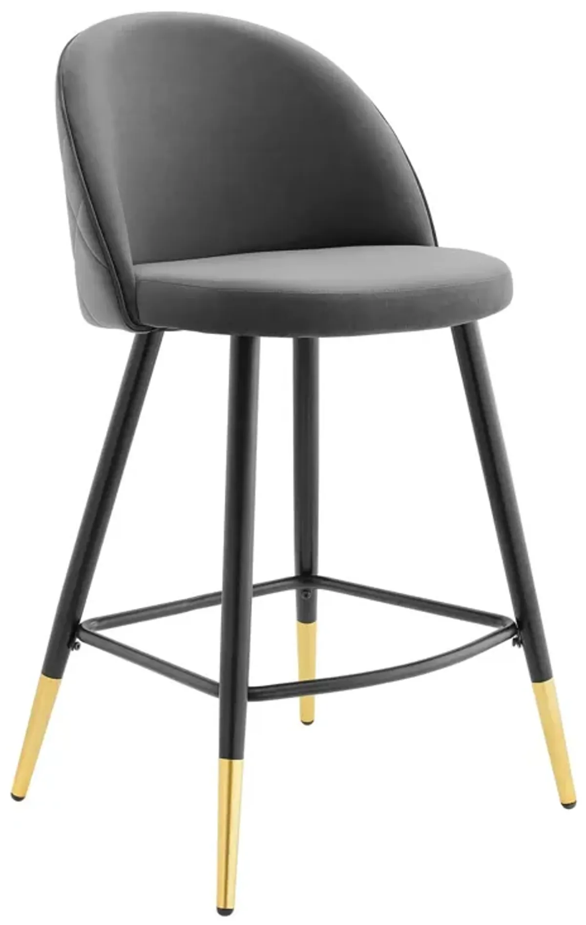 Cordial Performance Velvet Counter Stools - Set of 2