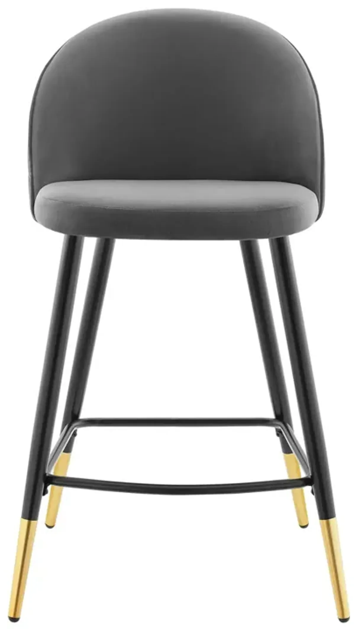 Cordial Performance Velvet Counter Stools - Set of 2