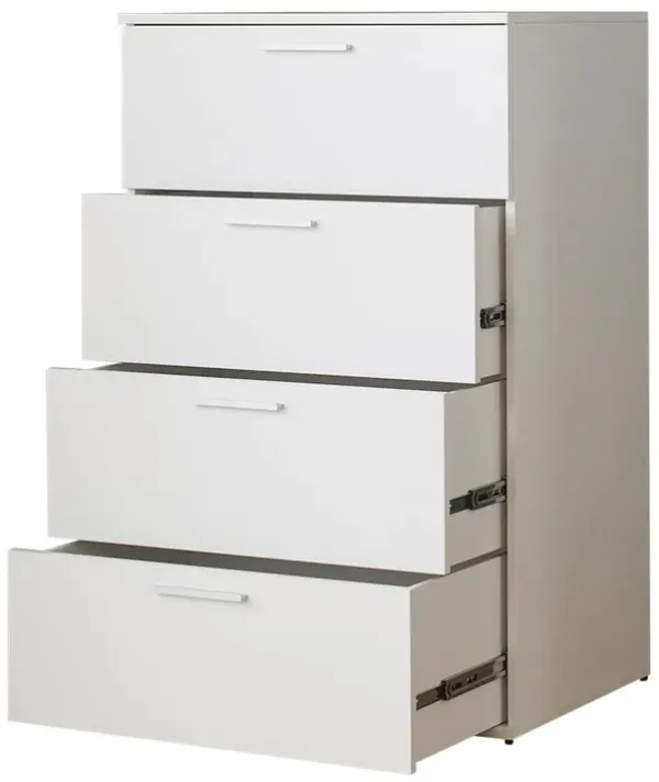 FC Design Klair Living Farmhouse Four-Drawer Jumbo Chest