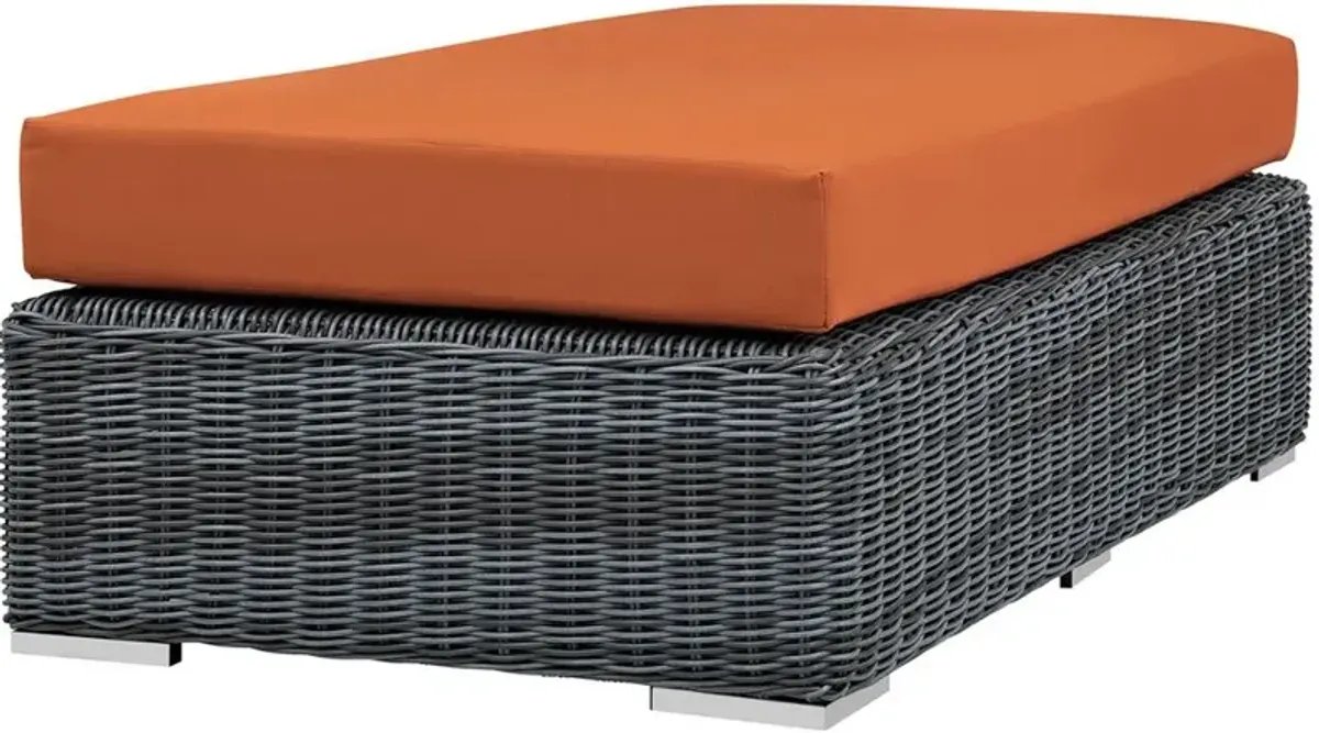 Modway Summon Outdoor Patio Sunbrella Rectangle Ottoman