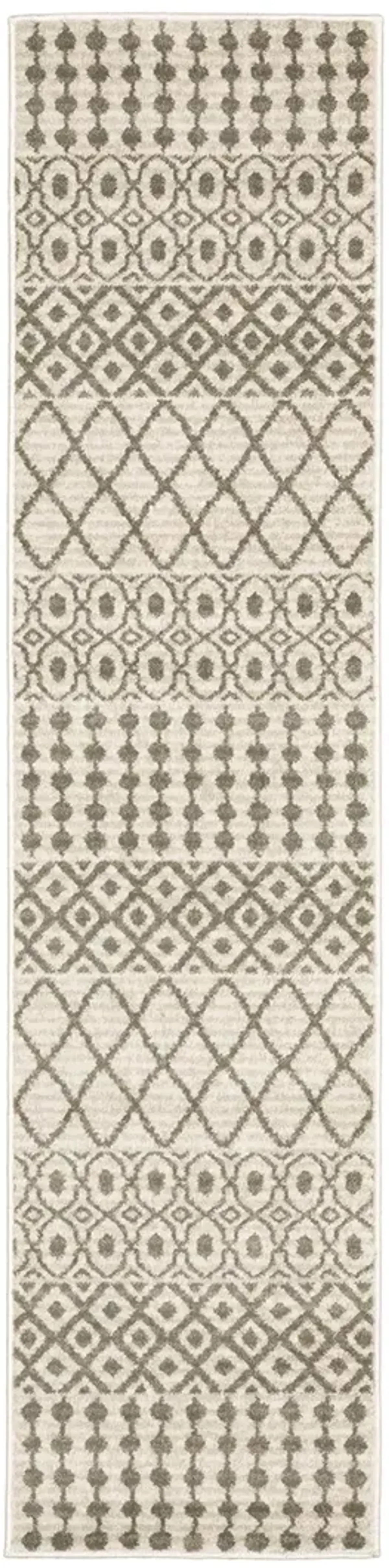 Georgia 1'10" x 7'6" Ivory Rug