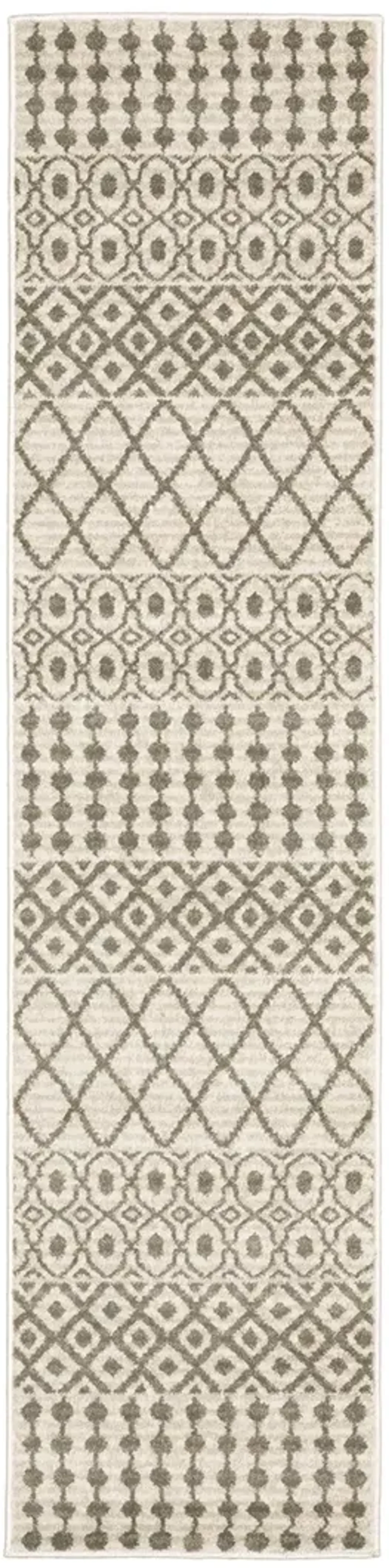 Georgia 1'10" x 7'6" Ivory Rug