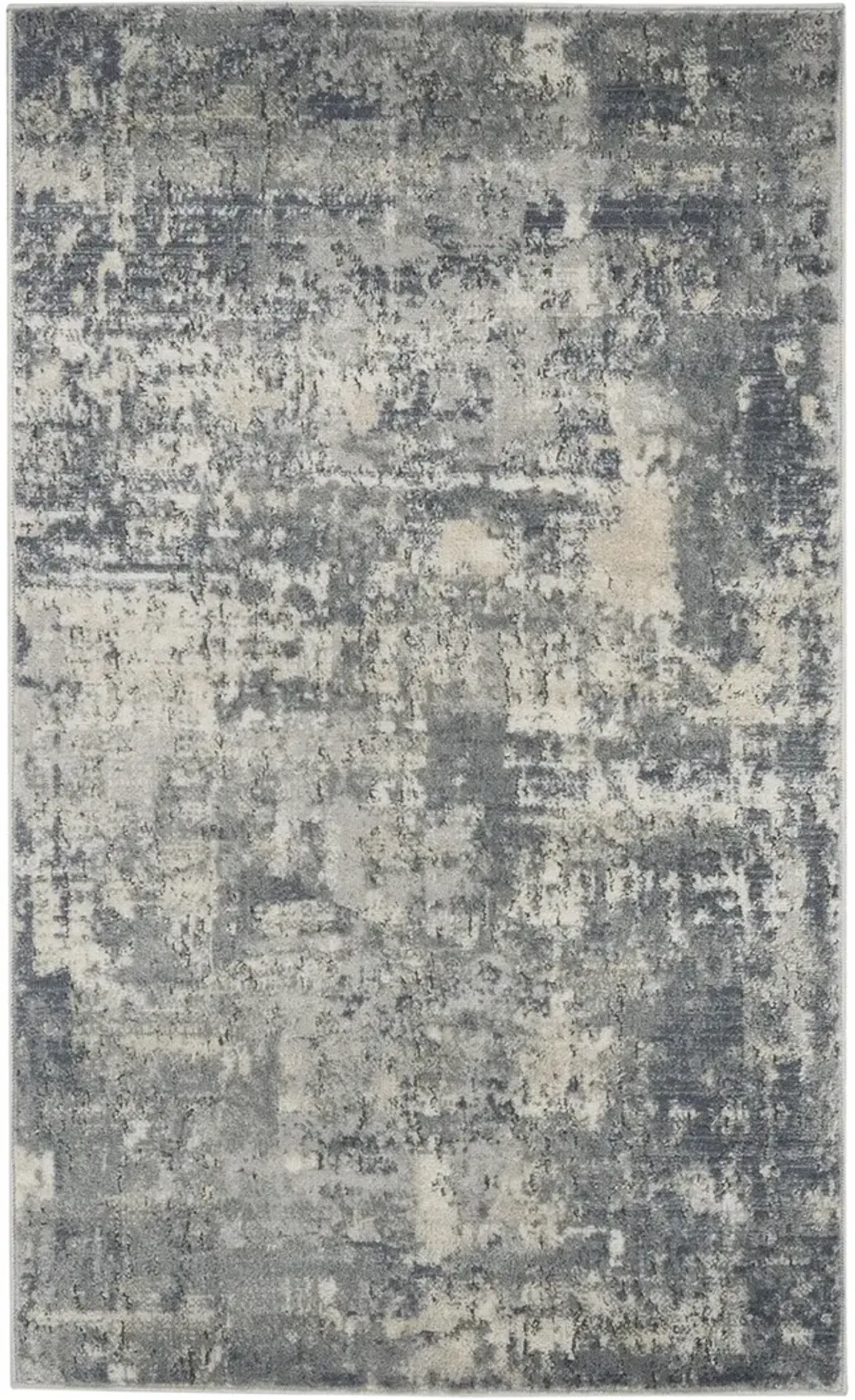 Quarry QUA04 Gray/Beige 3' x 5' Rug