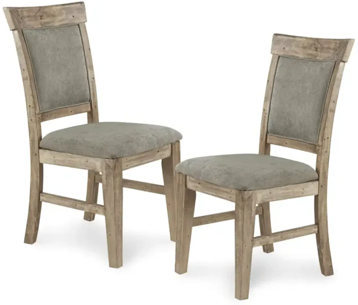 Gracie Mills Harold Contemporary Rustic Dining Chair Set of 2