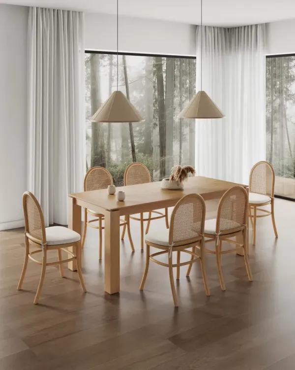 Rockaway Brown 7-Piece Dining Set