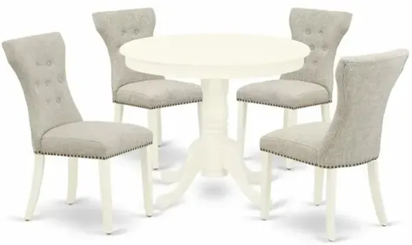 Dining Room Set Linen White