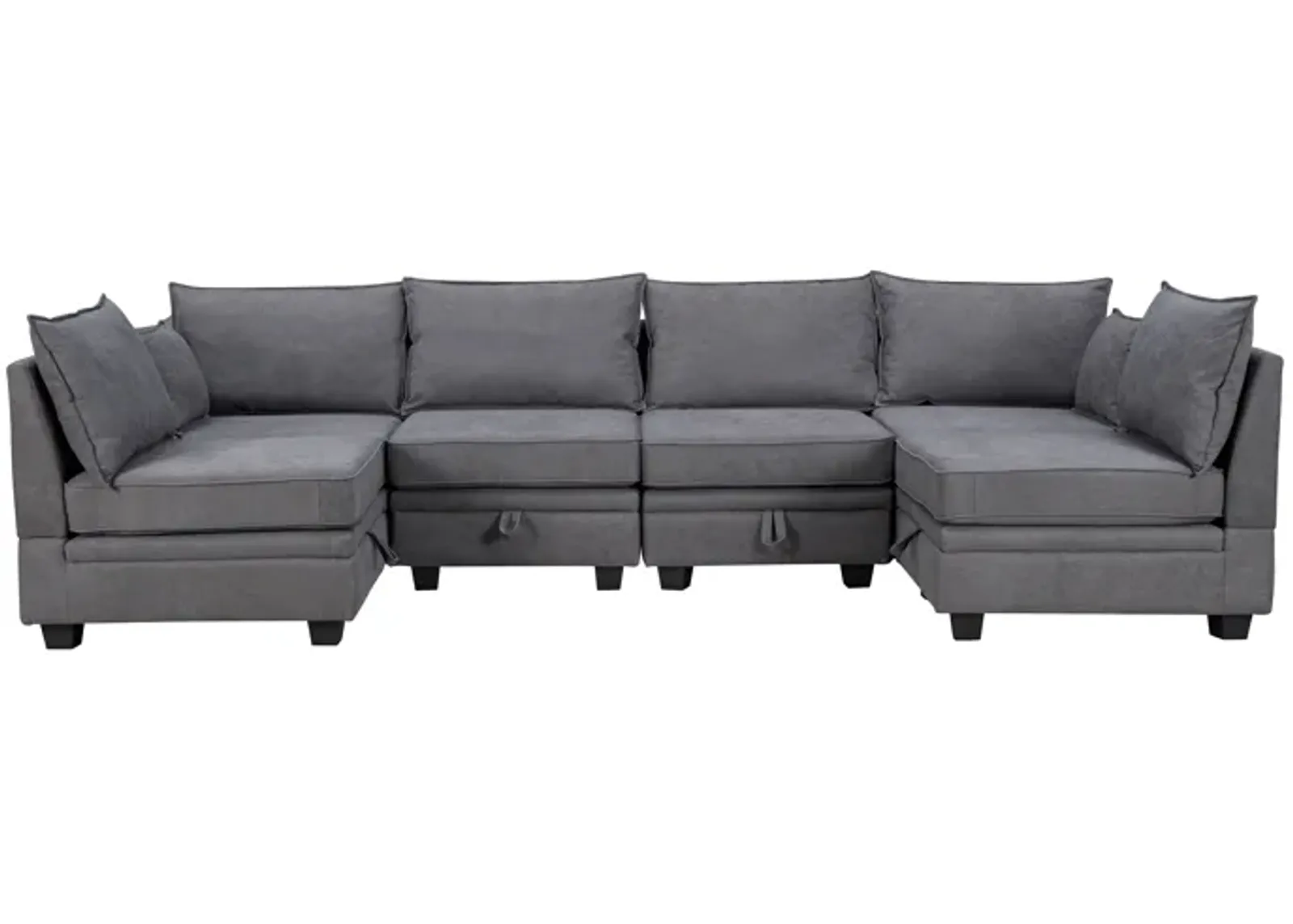 Merax Modern Large U-Shape Modular Sectional Sofa