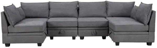 Merax Modern Large U-Shape Modular Sectional Sofa