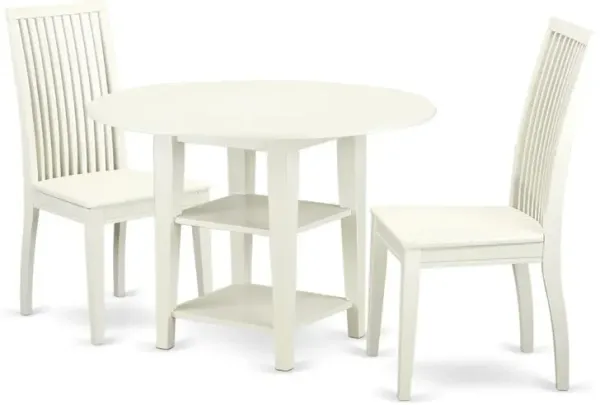 Dining Room Set Linen White