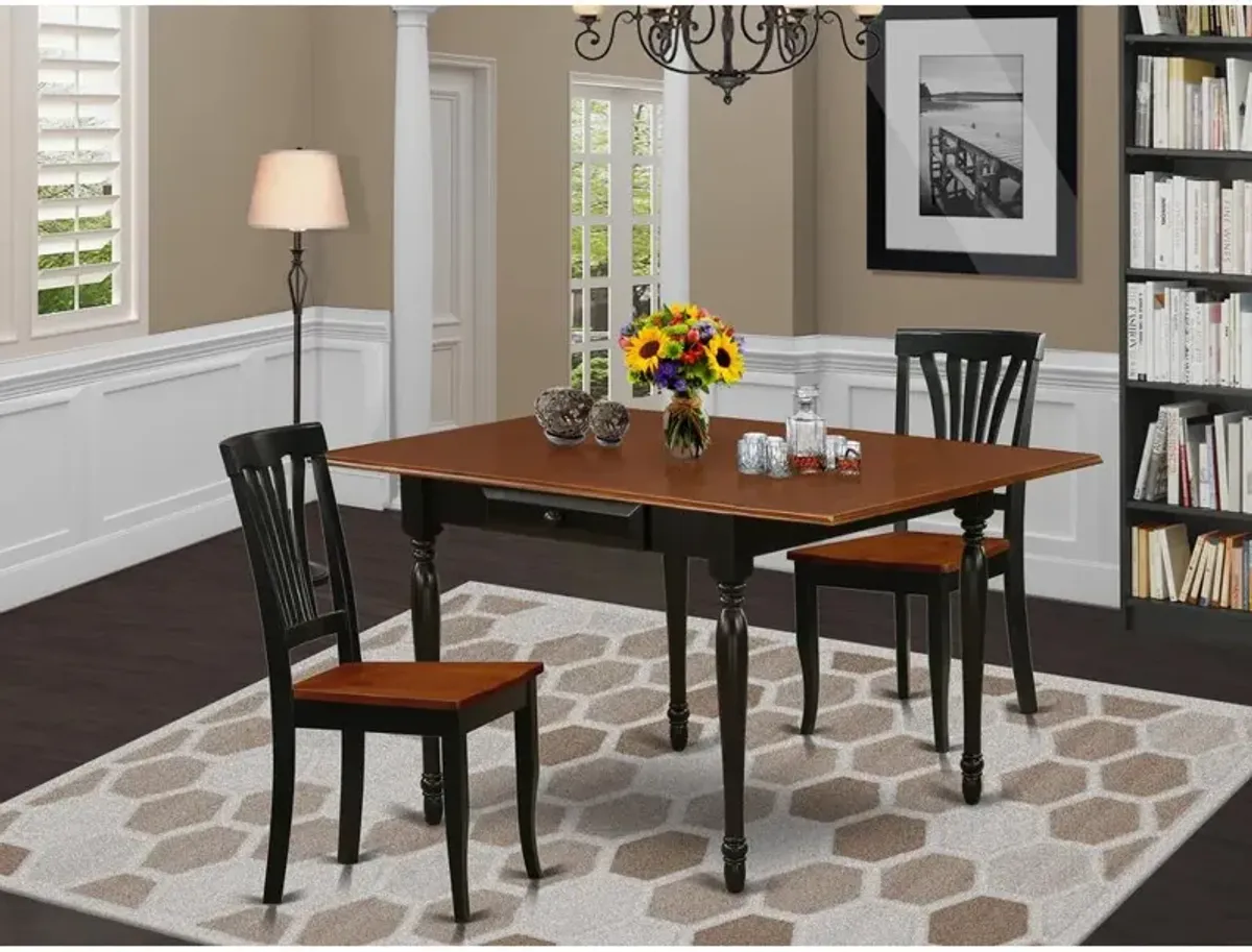 Dining Room Set Black & Cherry