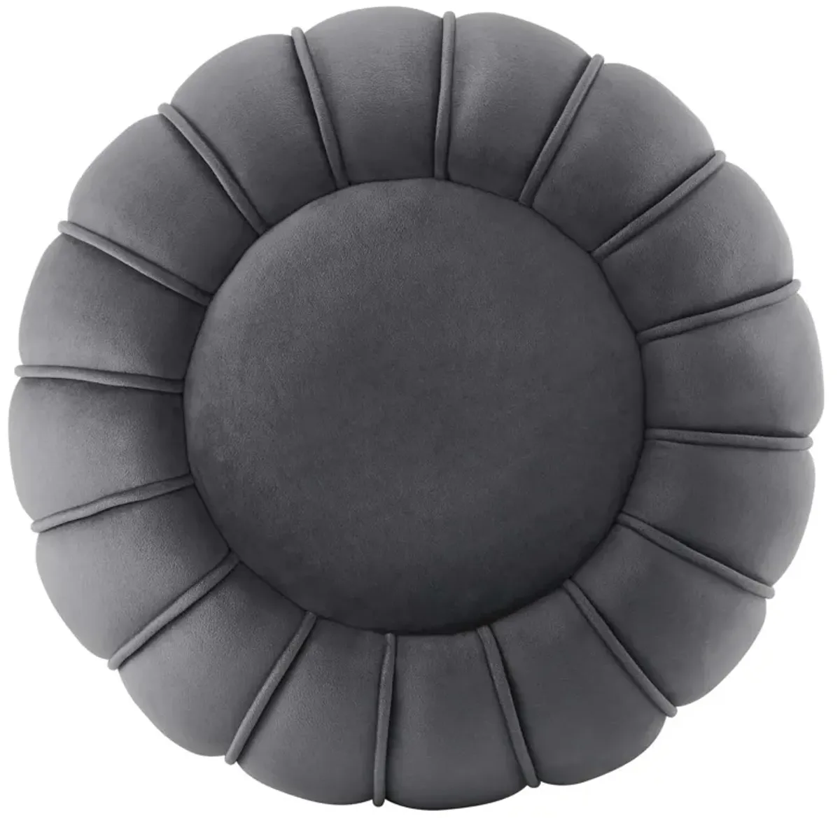 Celebrate Channel Tufted Performance Velvet Ottoman