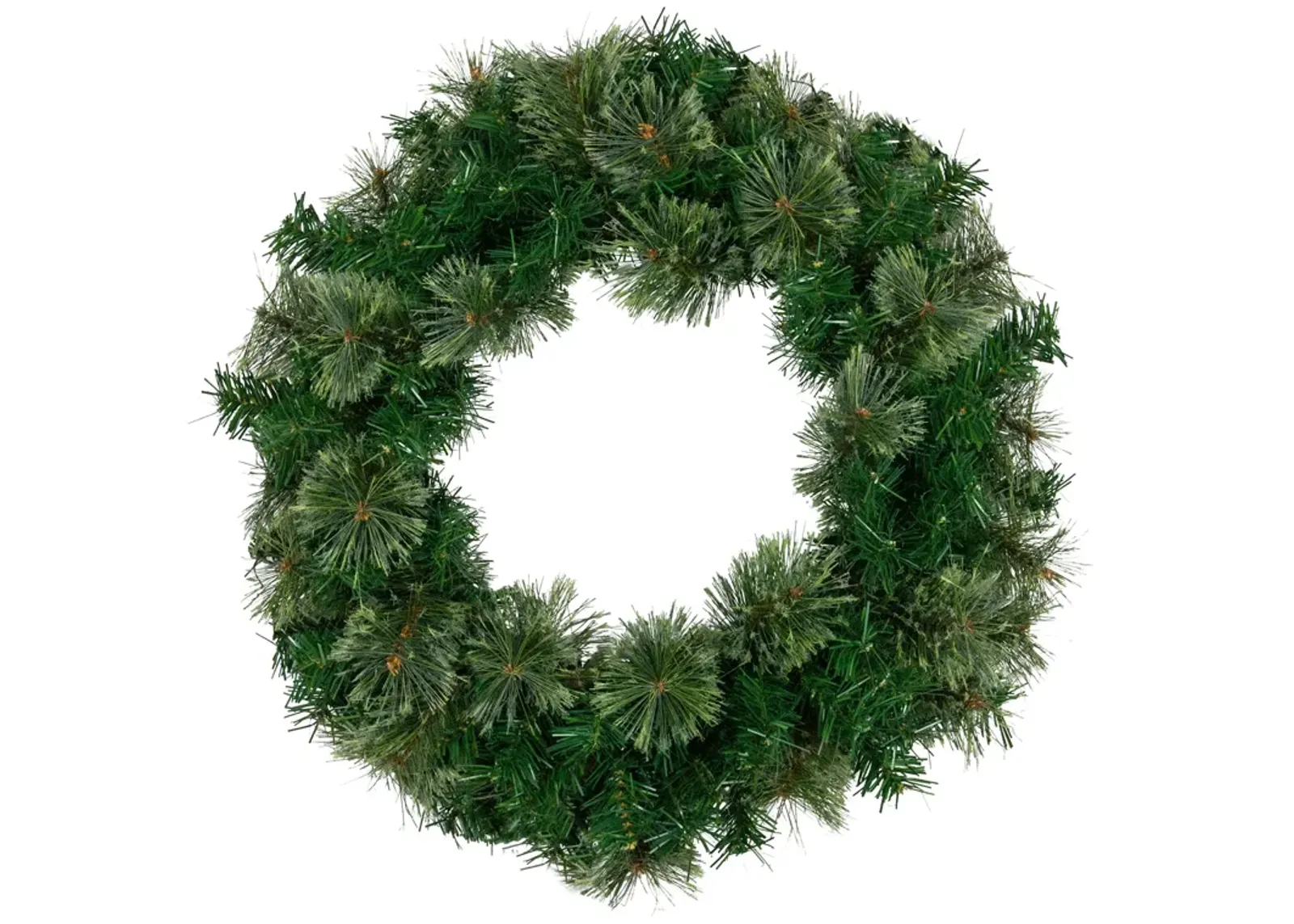 Oregon Cashmere Pine Artificial Christmas Wreath  24-Inch  Unlit