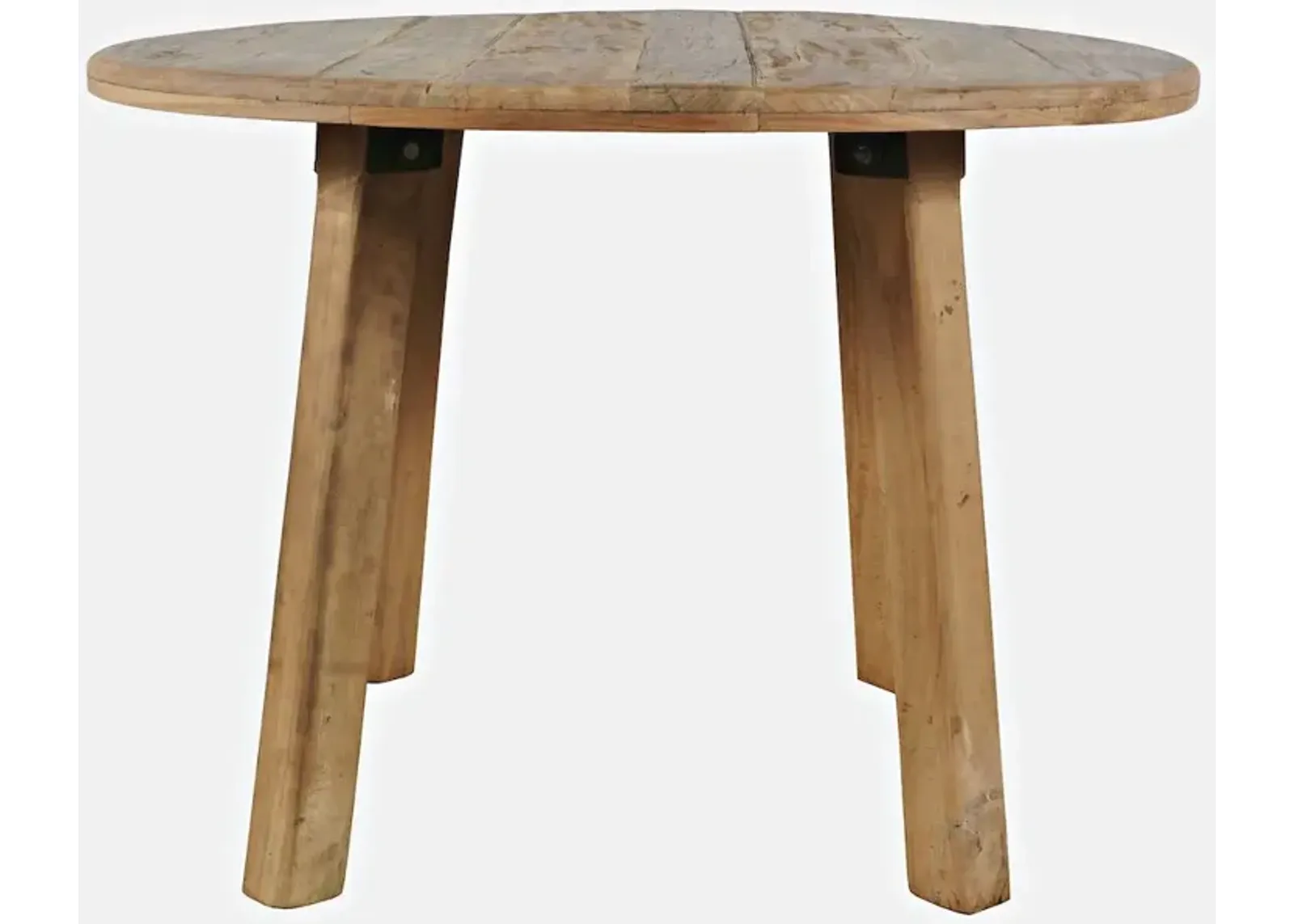 Jofran Reclamation 42 Rustic Reclaimed Solid Wood Round Dining Table