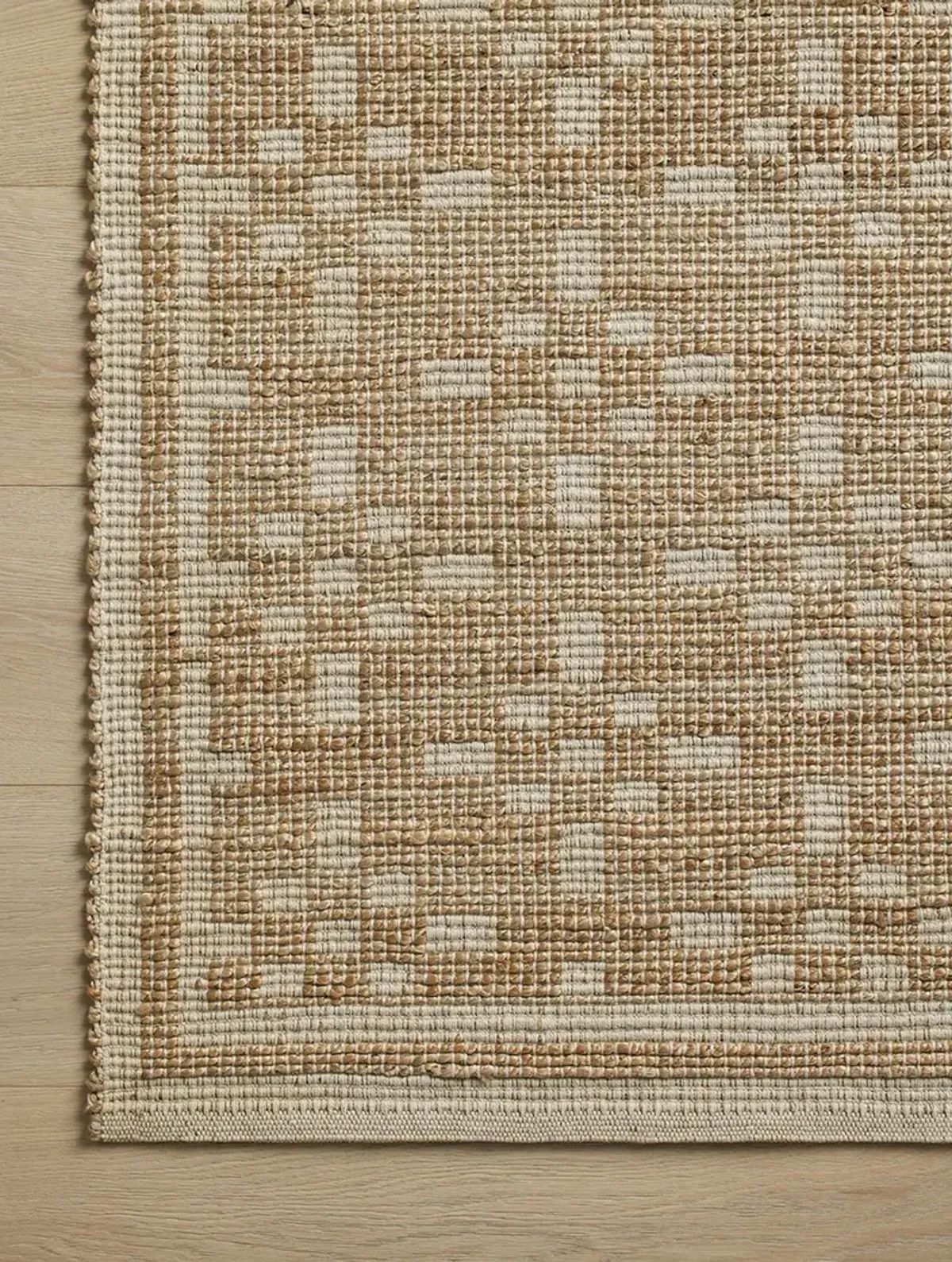 Judy JUD-07 Natural / Ivory 2''6" x 7''6" Rug by Chris Loves Julia