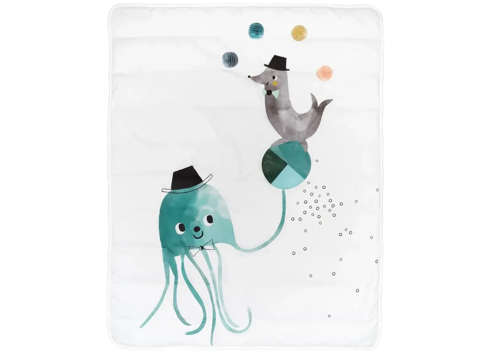 Jellyfish Cotton Toddler Comforter