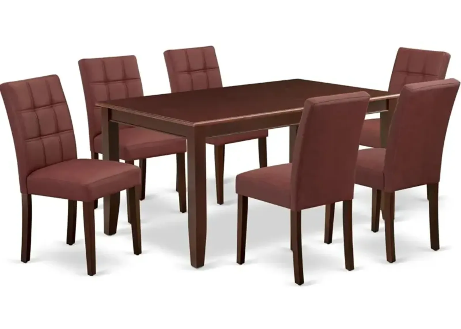 7 Piece Table Set consists A Modern Dining Table