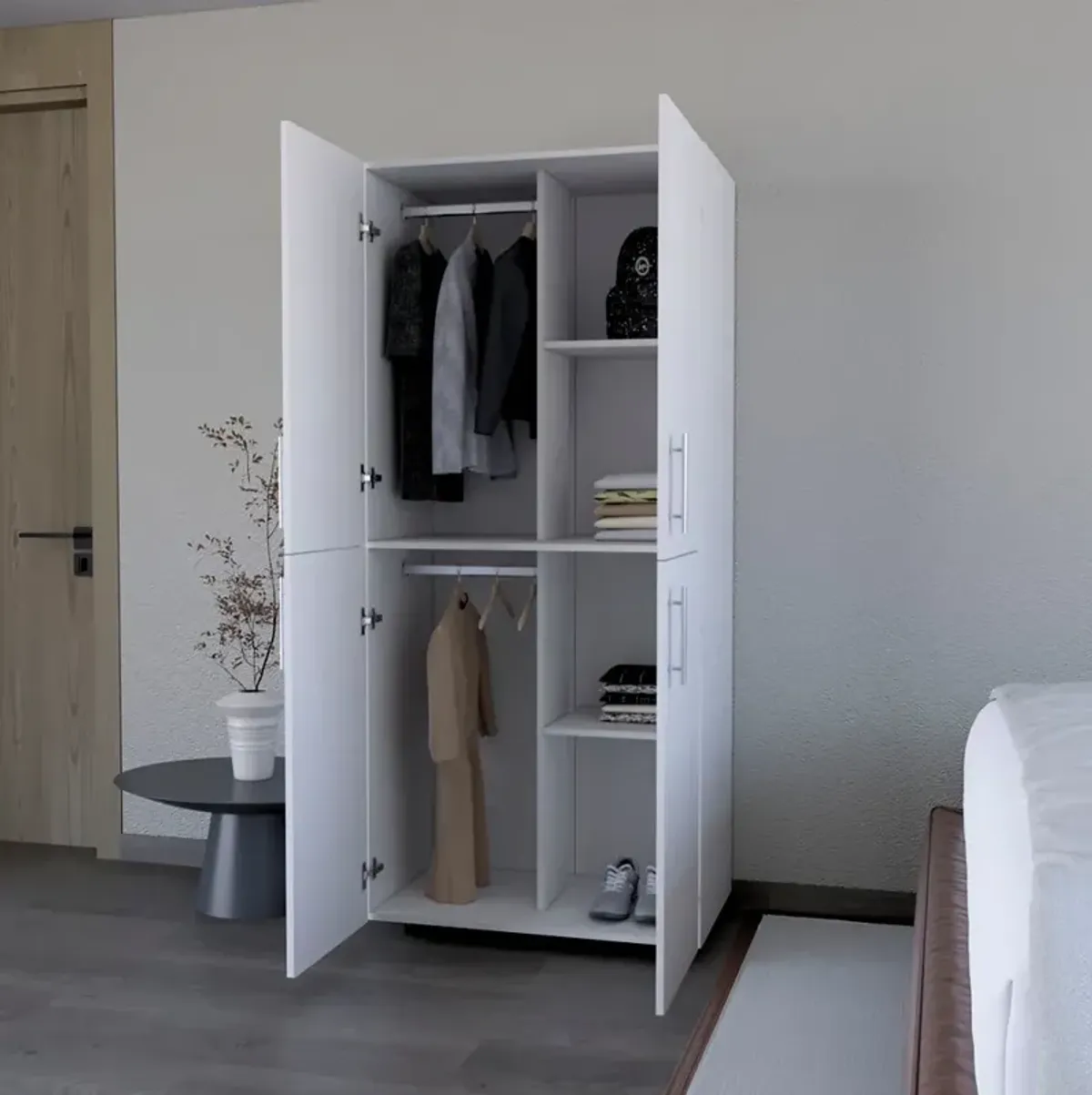 Armoire Moscow, Bedroom, White