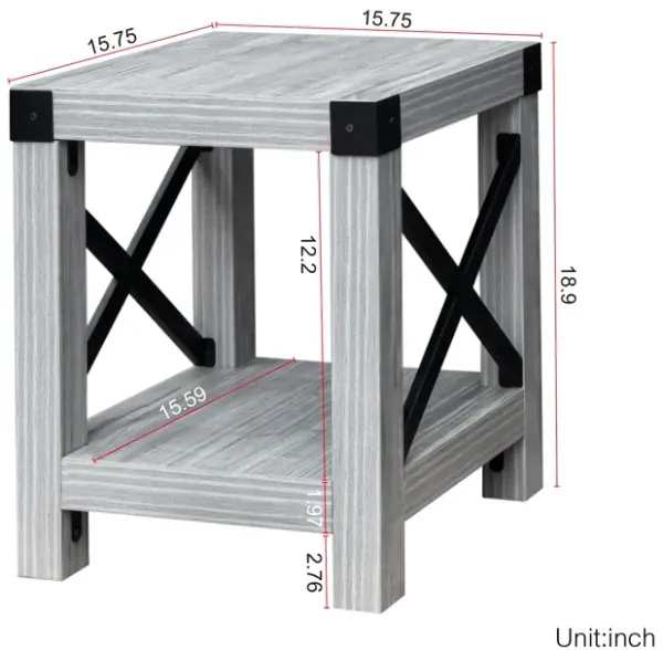 Streamdale End Table for Home or Office Use