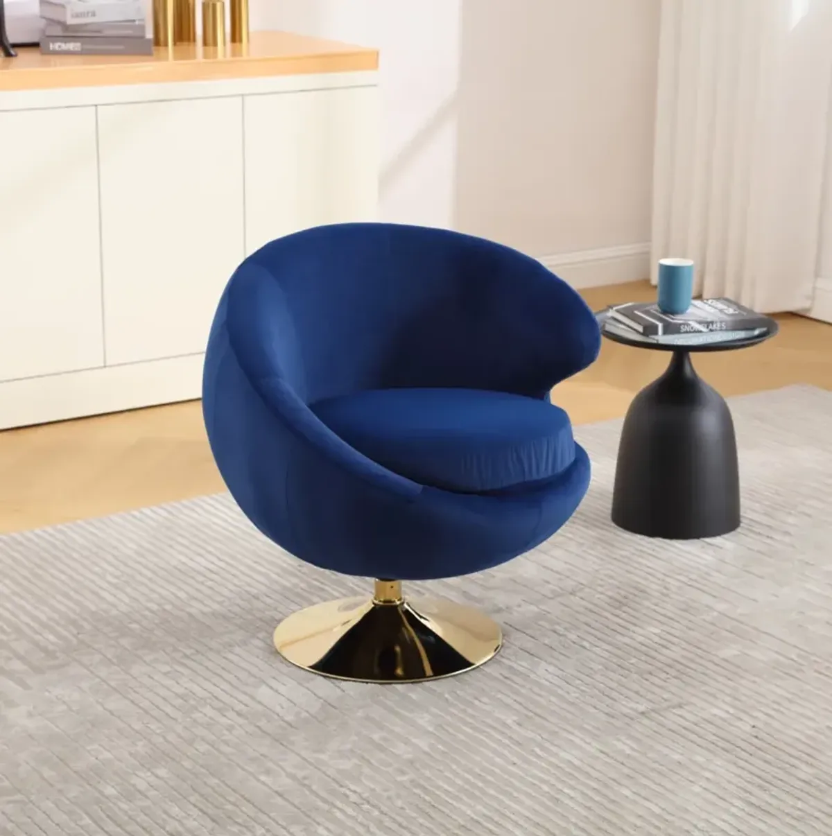 360 Degree Swivel Cuddle Chairs, Round Armchairs for Home & Office