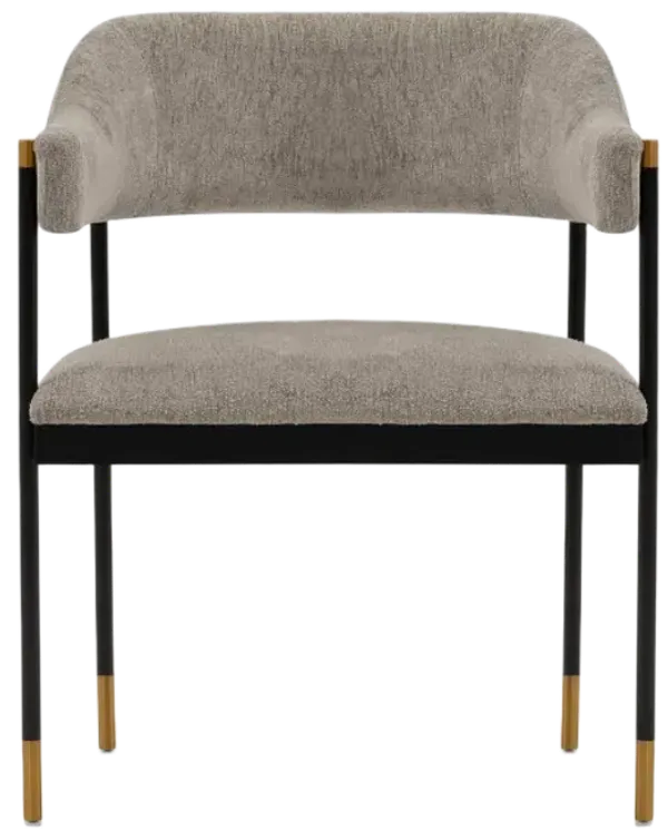 Lia Brown Dining Arm Chair