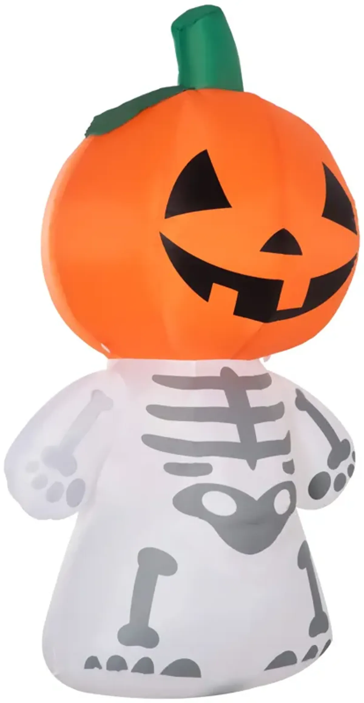 6ft Inflatable Halloween Pumpkin Man with Smile Blow-Up Outdoor Display w/ LEDs