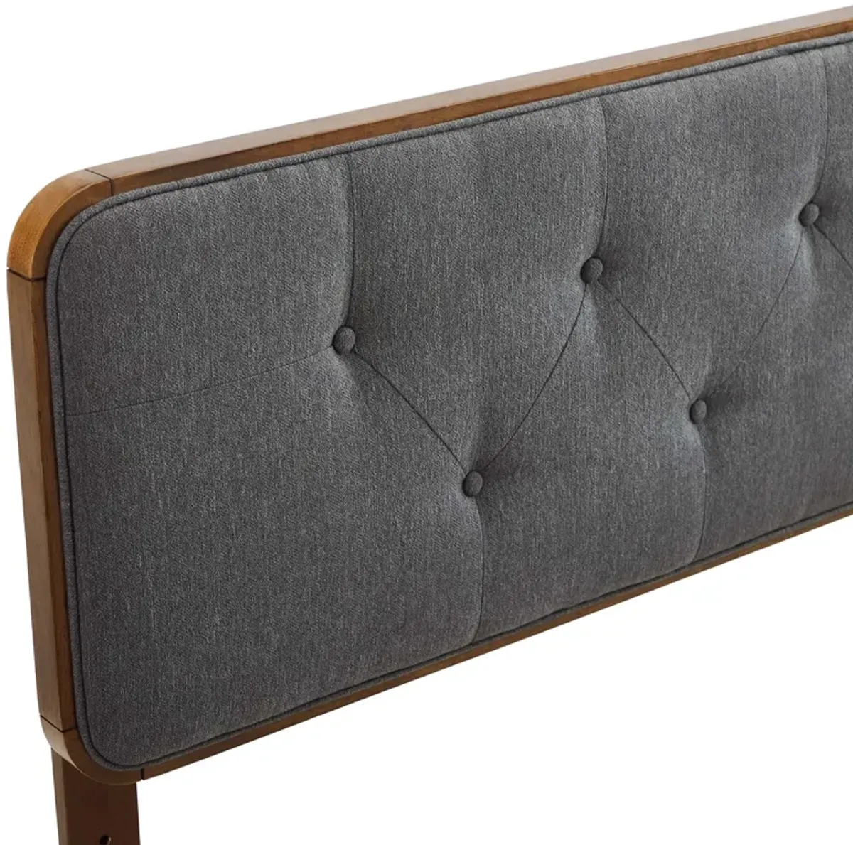 Modway - Collins Tufted Queen Fabric and Wood Headboard