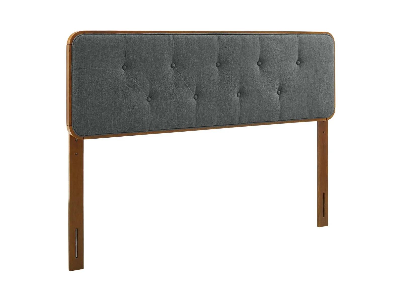 Modway - Collins Tufted Queen Fabric and Wood Headboard