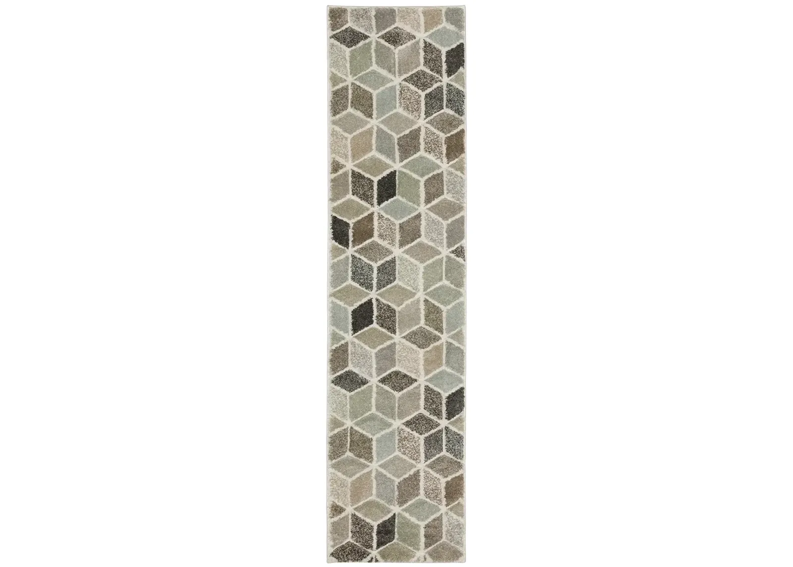 Cambria 1'10" x 7'6" Ivory Rug