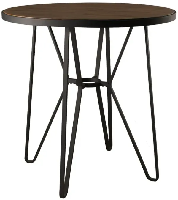 48" Round Dining Table With Iron Legs