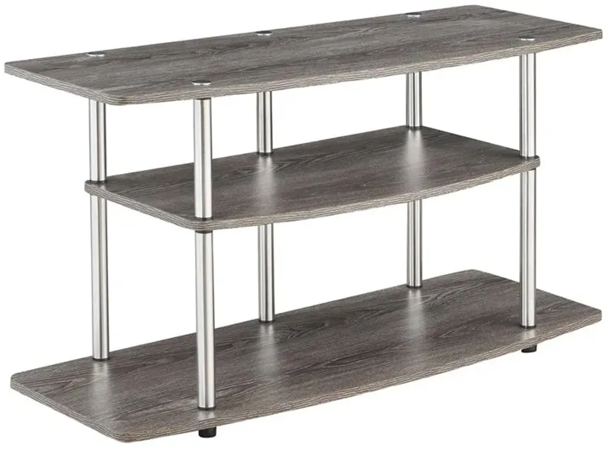 Convience Concept, Inc. No Tools 3 Tier Wide TV Stand for TVs up to 46 Inches