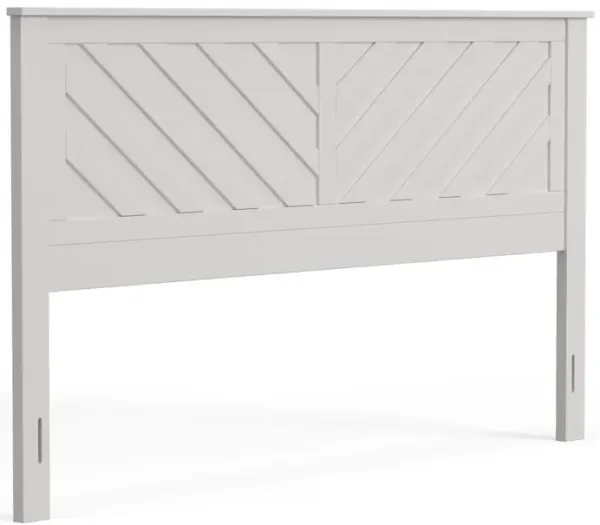 Glenwillow Home LaFerme Wood Headboard in White - King Size