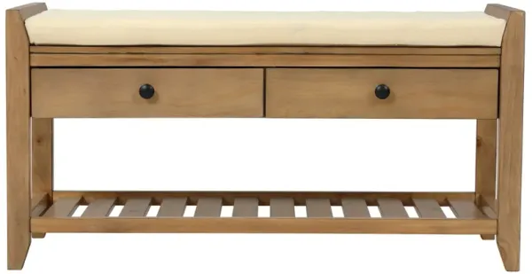 Merax Multipurpose Entryway Storage Bench